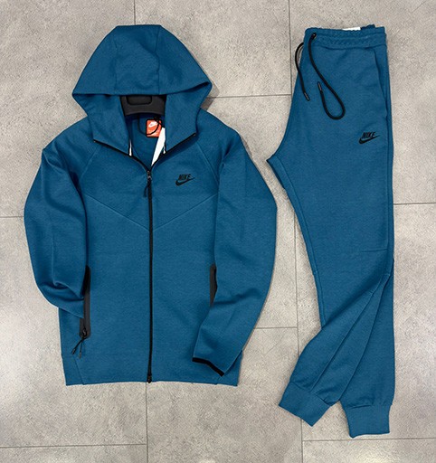 سویشرت شلوار NIKE TECH FLEECE 2023 (TRACKSUIT) رنگ  BLUE MARINE سایز M
